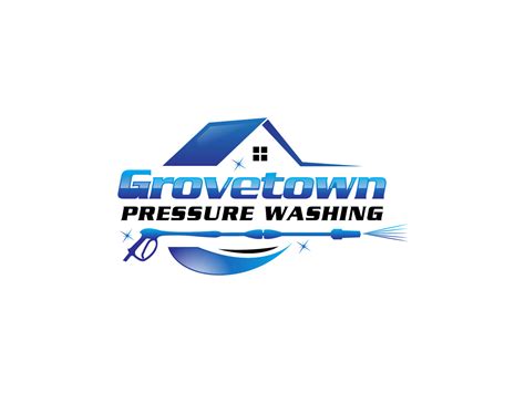 Professional Serious Pressure Cleaning Logo Design For Grovetown
