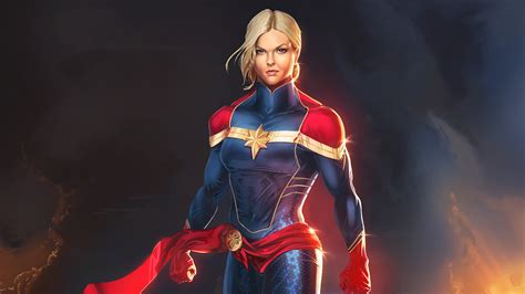 Captain Marvel Artworks Wallpaperhd Superheroes Wallpapers4k