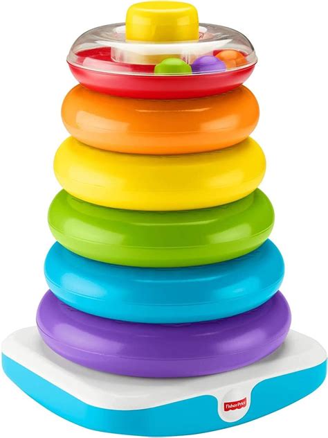 Fisher Price Giant Rock A Stack 14 Inch Tall Stacking Toy With 6