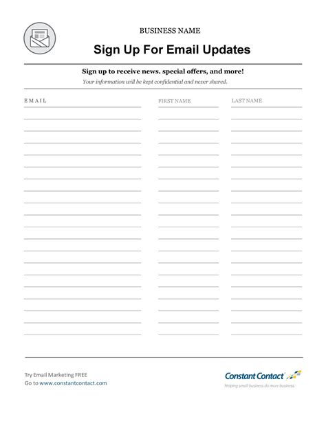 Free Printable Email List Template Printable Templates