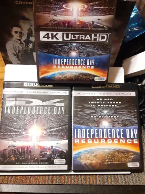 Box Set Independence Day Movie Collection K Ultra Hd Blu Ray Resurgence Id Eur