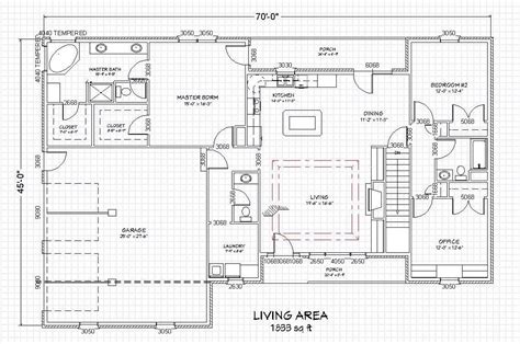 Ranch House Floor Plans Walkout Basement Home Plans And Blueprints