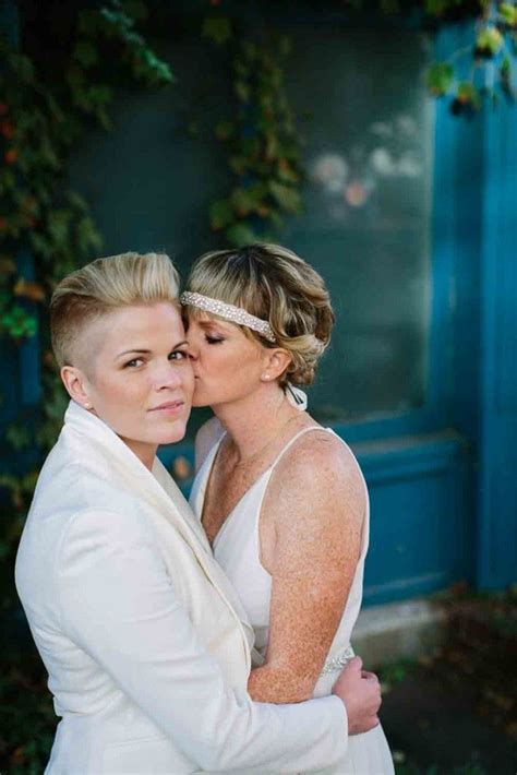 retro brooklyn lesbian wedding equally wed modern lgbtq weddings lgbtq inclusive wedding