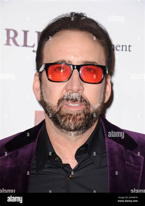 Nicolas Cage Arriving For The Dog Eat Dog Premiere As Part Of Beyond