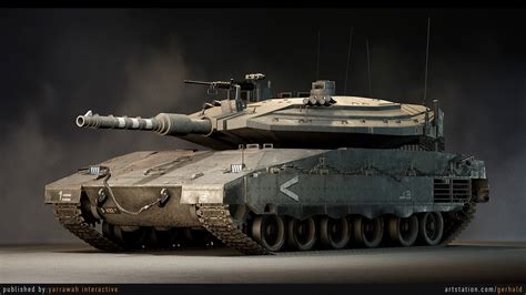 Merkava Mk 4 Advanced Tank Blueprint In Blueprints Ue Marketplace