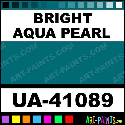 Bright Aqua Pearl Ultra Glo Enamel Paints Ua 41089 Bright Aqua