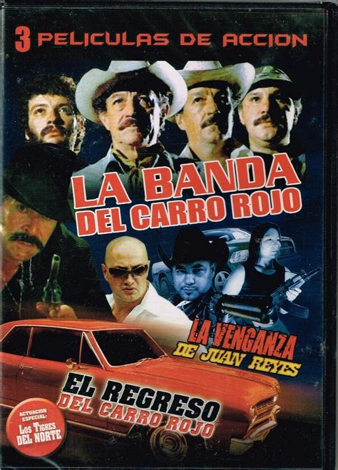 3 Peliculas De Accion La Banda Del Carro Rojo And El