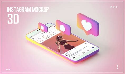 Free Free 3d Instagram Feed Mockup Psd Psd Free Photoshop Psfiles