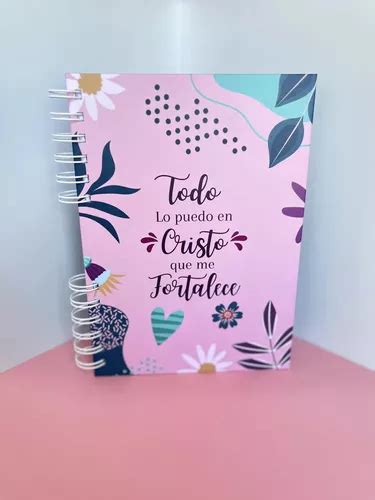 Cuaderno Agenda Para Devocionales Diarios Diseño Flores Cuotas Sin