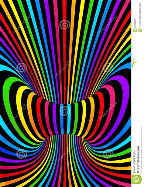 Dark Neon Rainbow Colors Vector Abstract Sound Background