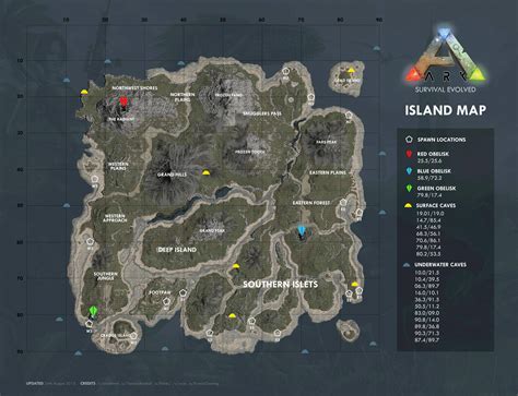 Ark The Island Spawn Map Wales On A Map