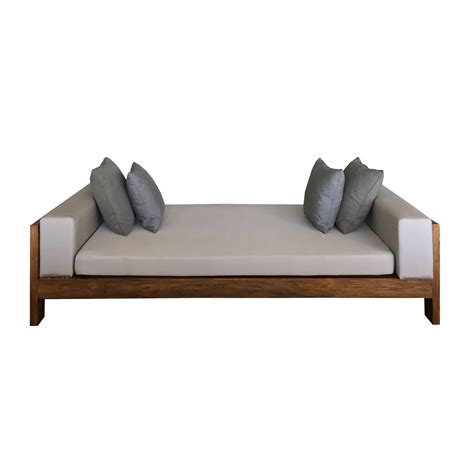 Outdoor Teak Daybed Selo Precrafted