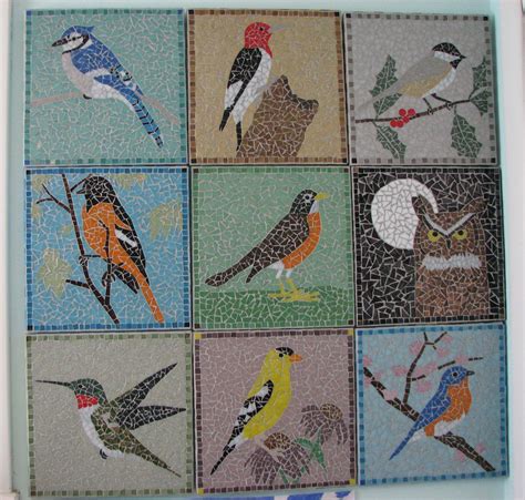 Birds I Made These Bird Mosaics Several Years Ago They Ar Flickr