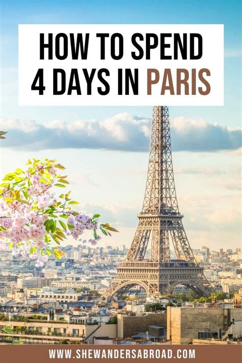 The Perfect Paris In 4 Days Itinerary For First Timers 4 Days In