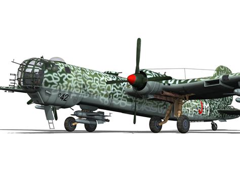 Heinkel He 177 A 5 Greif 6njm 3d Model Cgtrader
