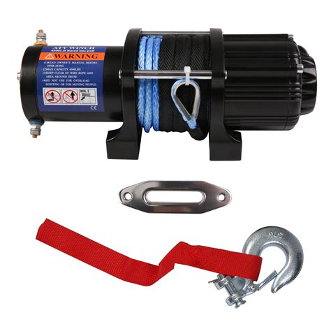 Wireless 4500 Lbs Electric Winch With 15m Synthetic Rope 12v Dc