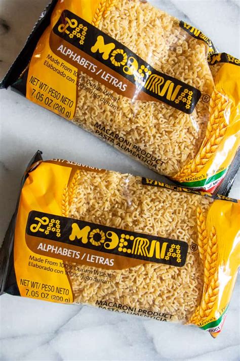 Mexican Alphabet Soup Sopa De Letras House Of Yumm