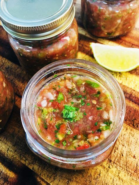 Find out the other four ingredients you need. Fresh and Easy Homemade Salsa | Easy homemade salsa, Homemade salsa, Canning homemade salsa