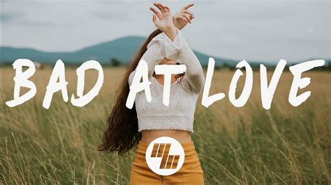 Halsey Bad At Love Lyrics Lyric Video Youtube