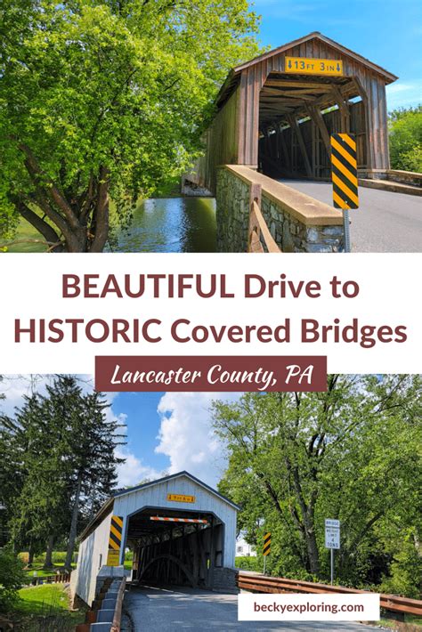 Beautiful Drive To Historic Covered Bridges In Lancaster County Pa