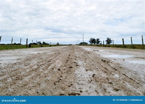 Wet Dirt Road Stock Photo Image Of Scenic Rocha Dirt 131326636