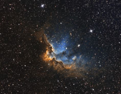 Ngc 7380 Wizard Nebula Reprocessed Astrophotography