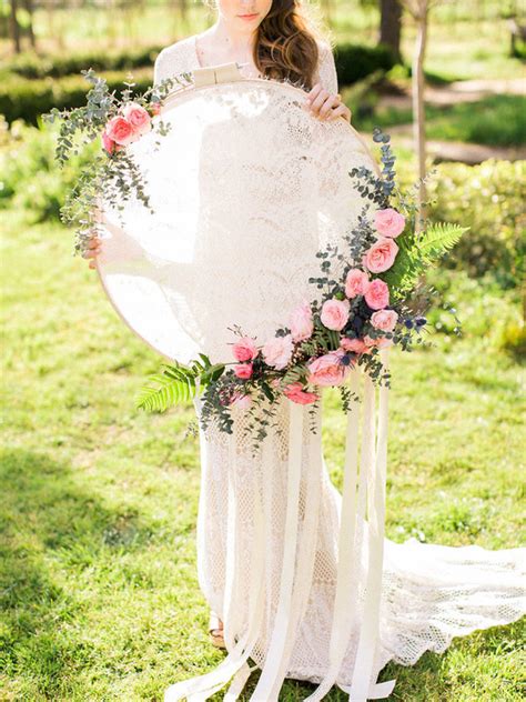 Floral Hoop Wedding And Party Ideas 100 Layer Cake