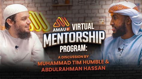 must watch discussion between ustadh tim humble and ustadh abdulrahman hassan 1yearmentorship