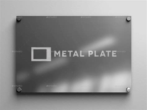 Download 9 Metal Plates Mockup by ListyGrey | GraphicRiver