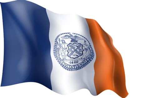 Waving Flag Of New York City Graphic By Ingofonts Creative Fabrica