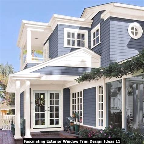 Fascinating Exterior Window Trim Design Ideas In 2020 House Paint