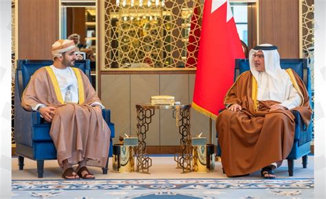 Hrh The Crown Prince And Prime Minister Meets With His Highness Sayyid Theyazin Bin Haitham Bin
