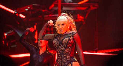 Christina Aguilera Takes Over Brighton Pride