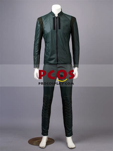 Tv Show Green Arrow Season 1 Oliver Queen Cosplay Costume For Mens