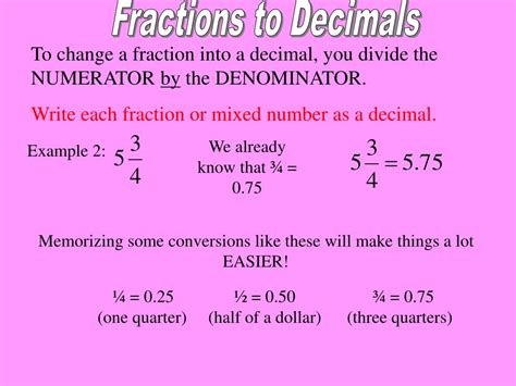 Turning Fractions Into Mixed Numbers