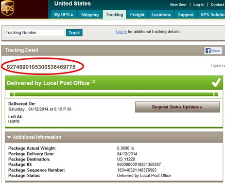 Track and trace your package/parcel/shipment online. How can I track my package that was transferred to UPS ...