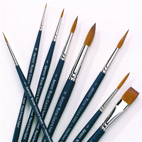 Artists Water Colour Sable Brush Sizes Listed Art Supplies From