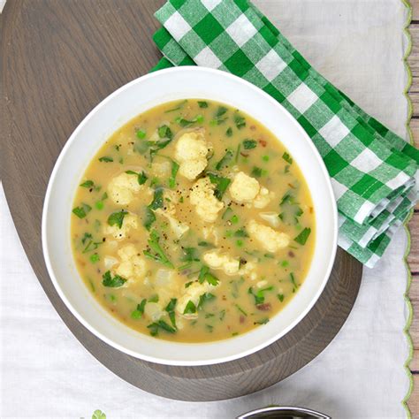 Hungarian Cauliflower Soup Bowl Vegan Heritage Press