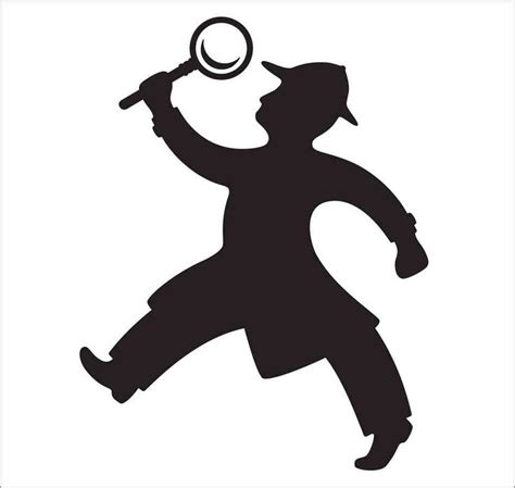 Detective Silhouette Add A Touch Of Intrigue And Mystery To Your Designs
