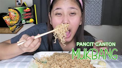 Pancit Canton Mukbang Vlog Youtube