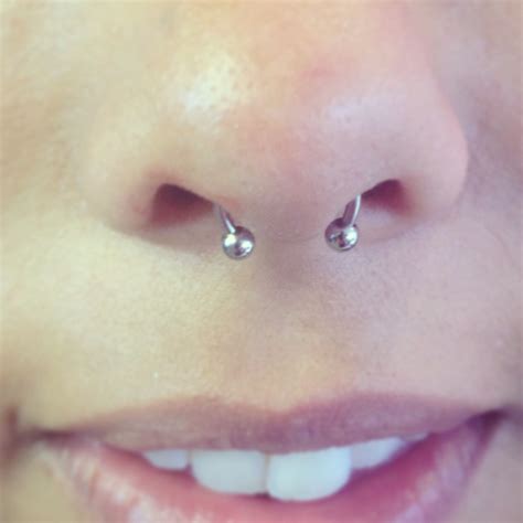 Septum Piercing I Really Like This Because I Have A Vertical Labret