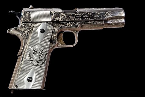 Colt 1911 Us Army 45acp Fully Engraved For Sale