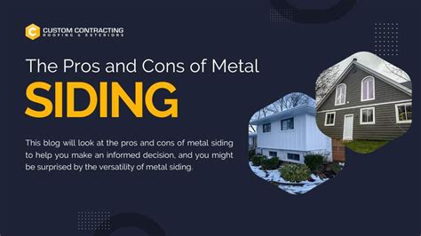 The Advantages And Disadvantages Of Metal Siding Custom Contracting
