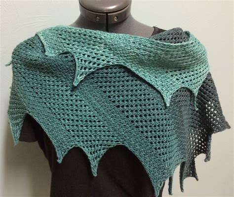 Dragon Wing Shawl Tunisian Crochet Crochet Loves