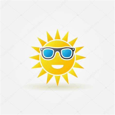 Sun With Sunglasses Bright Icon Stock Illustration By ©sn3g 72690961