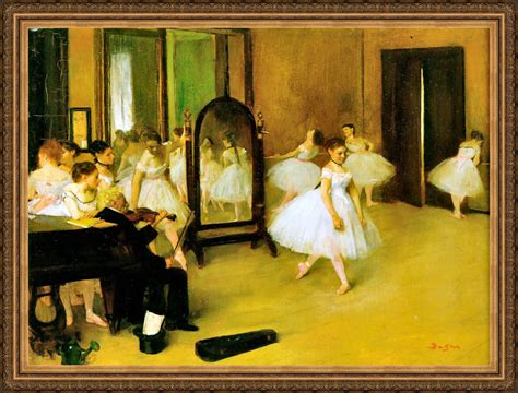 Edgar Degas Dance Class 1871 A4 Reproduction Fine Art Etsy Uk