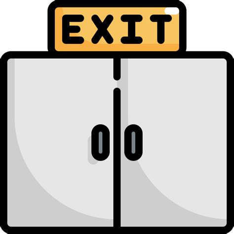 Exit Door Clipart