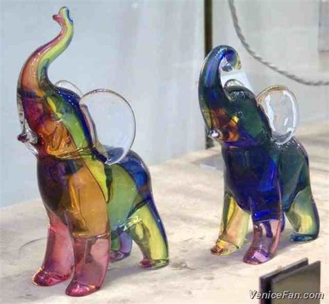 Murano Glass Elephants Glass Elephants Venice Glass Murano Glass