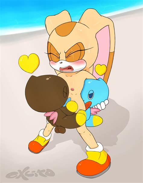 Rule 34 2015 Anal Anal Sex Anthro Blush Chao Sonic Cheese The Chao Chocola The Chao Cream
