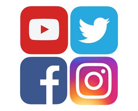Facebook Twitter Instagram Icons Png Twitter Logo Facebook And